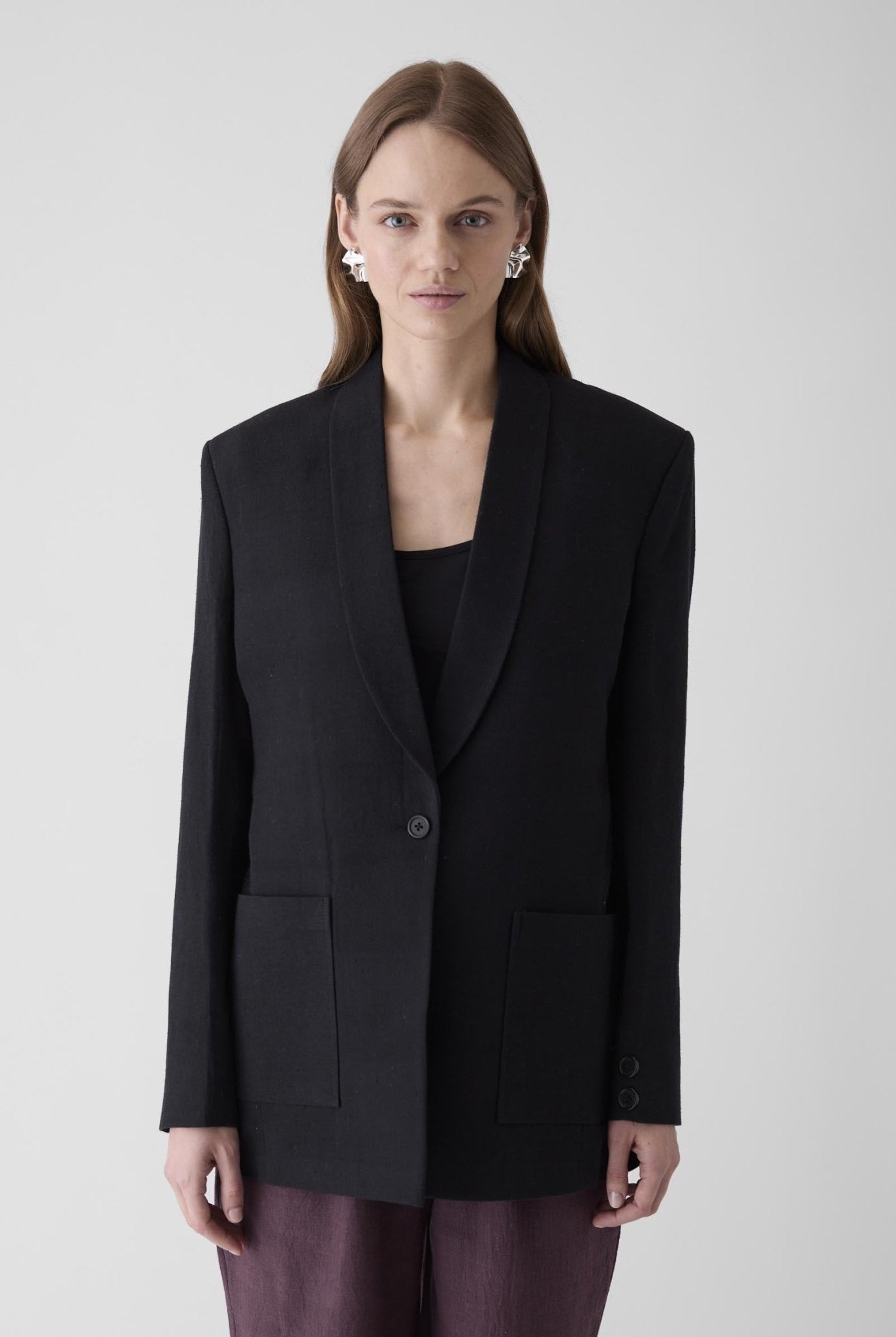 Women's Blazer - Black - CiceroniJacketsMareen