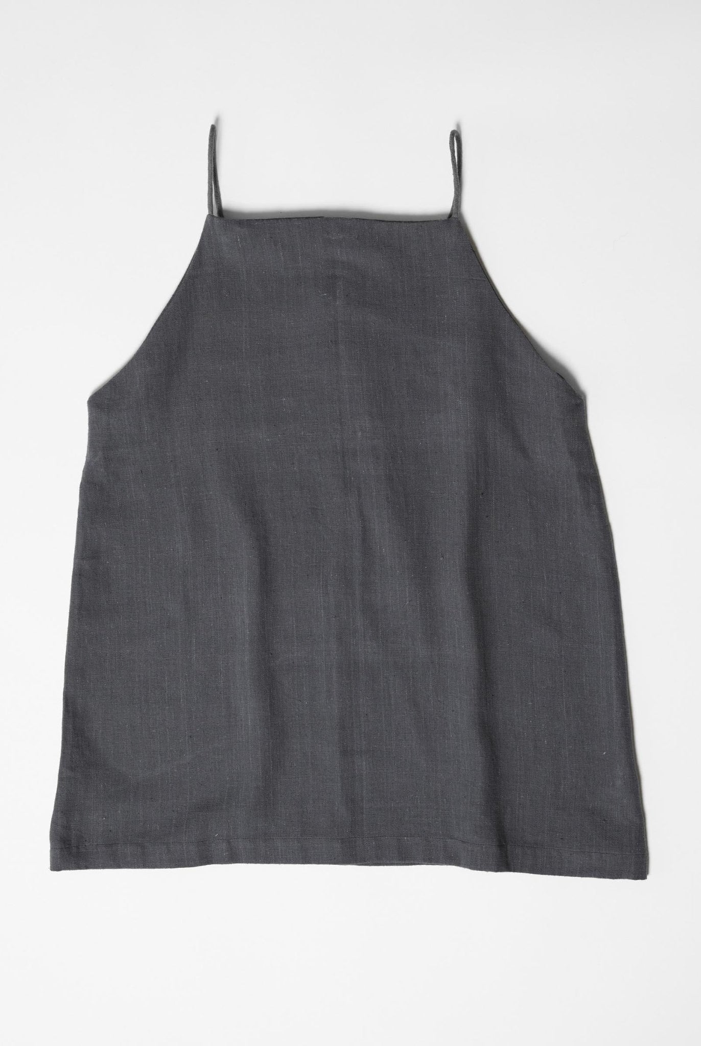 Women's High Neck Spaghetti Top - Graphite Gray - CiceroniTopsMareen