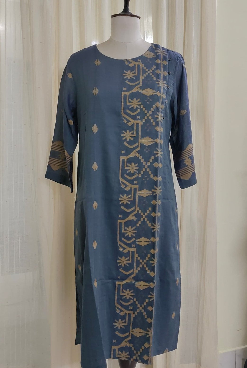 Women's Kurta - Blue Nasho - RTS - CiceroniDressesBhomra