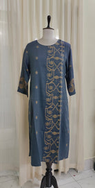 Women's Kurta - Blue Nasho - RTS - CiceroniDressesBhomra