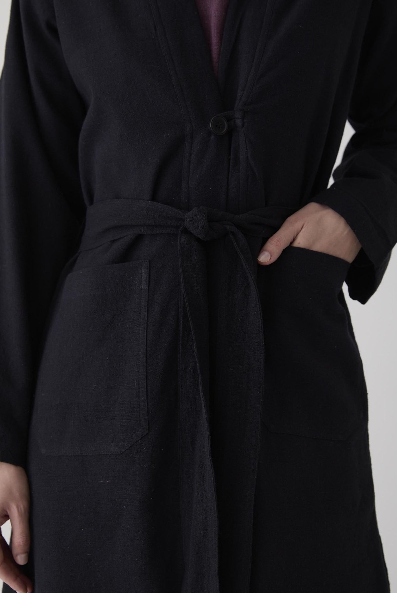 Women's Long Jacket - Black - CiceroniJacketsMareen