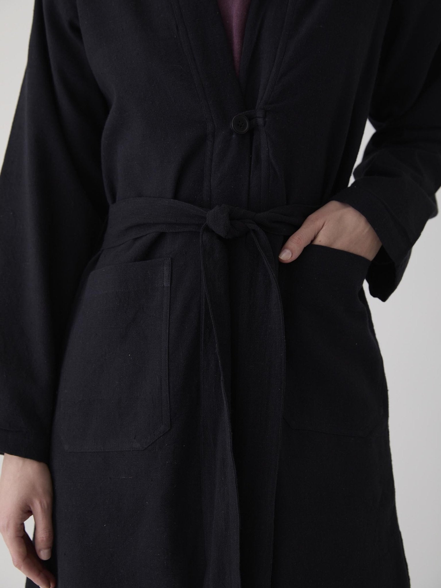Women's Long Jacket - Black - CiceroniJacketsMareen