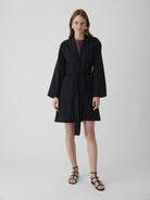 Women's Long Jacket - Black - CiceroniJacketsMareen