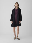 Women's Long Jacket - Black - CiceroniJacketsMareen