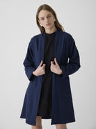 Women's Long Jacket - Navy Blue - CiceroniJacketsMareen