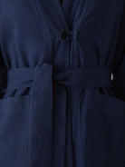 Women's Long Jacket - Navy Blue - CiceroniJacketsMareen