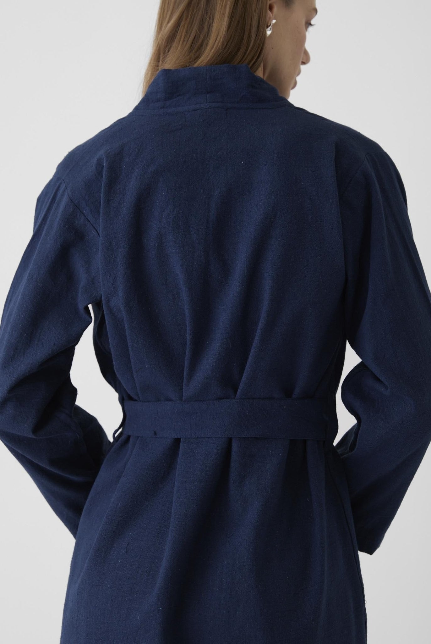 Women's Long Jacket - Navy Blue - CiceroniJacketsMareen