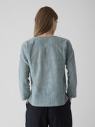 Women's V - Neck Shirt - Mint Green - CiceroniWomen ShirtsMareen