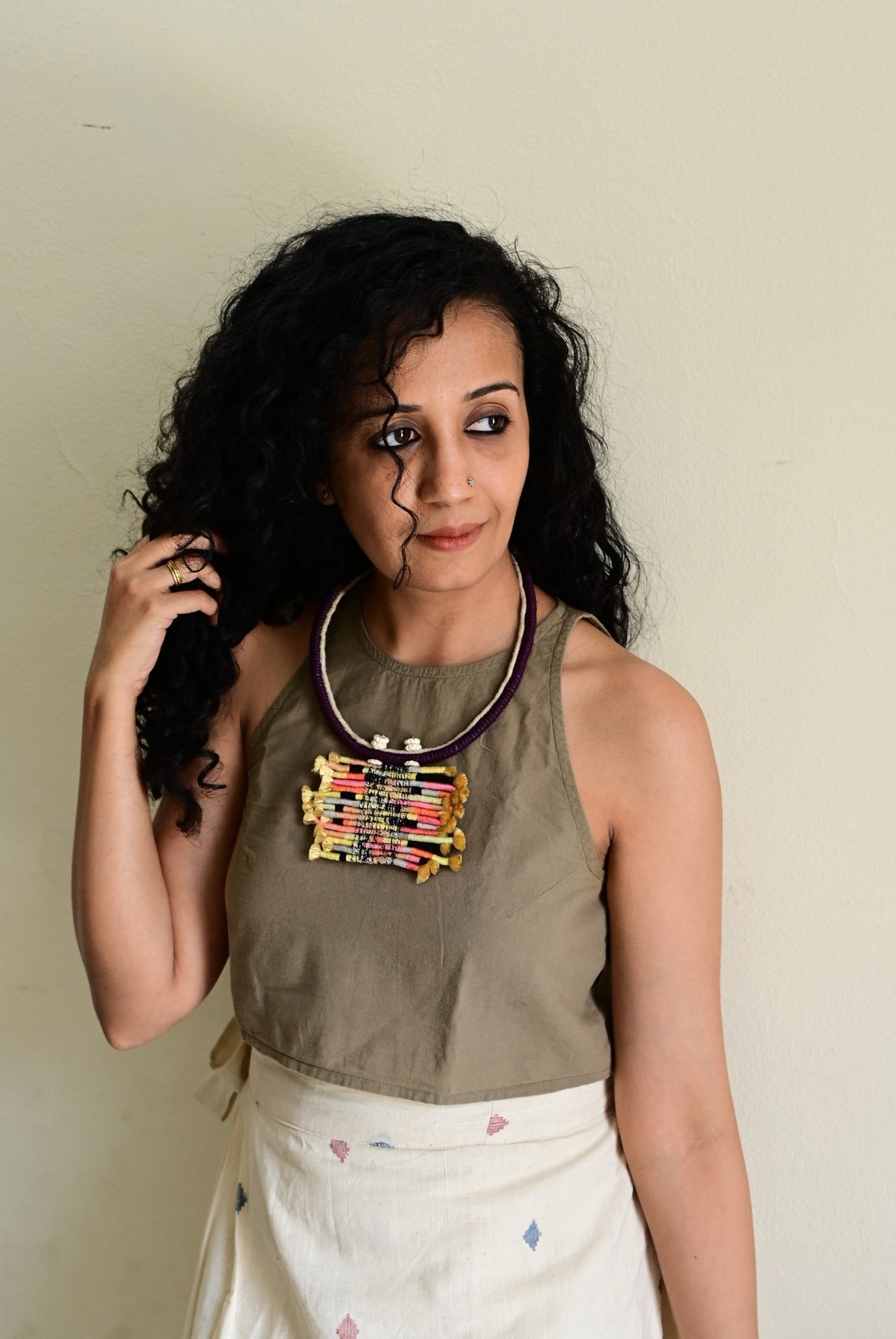 Woven Horizon Necklace - CiceroniNeckpieceBandish