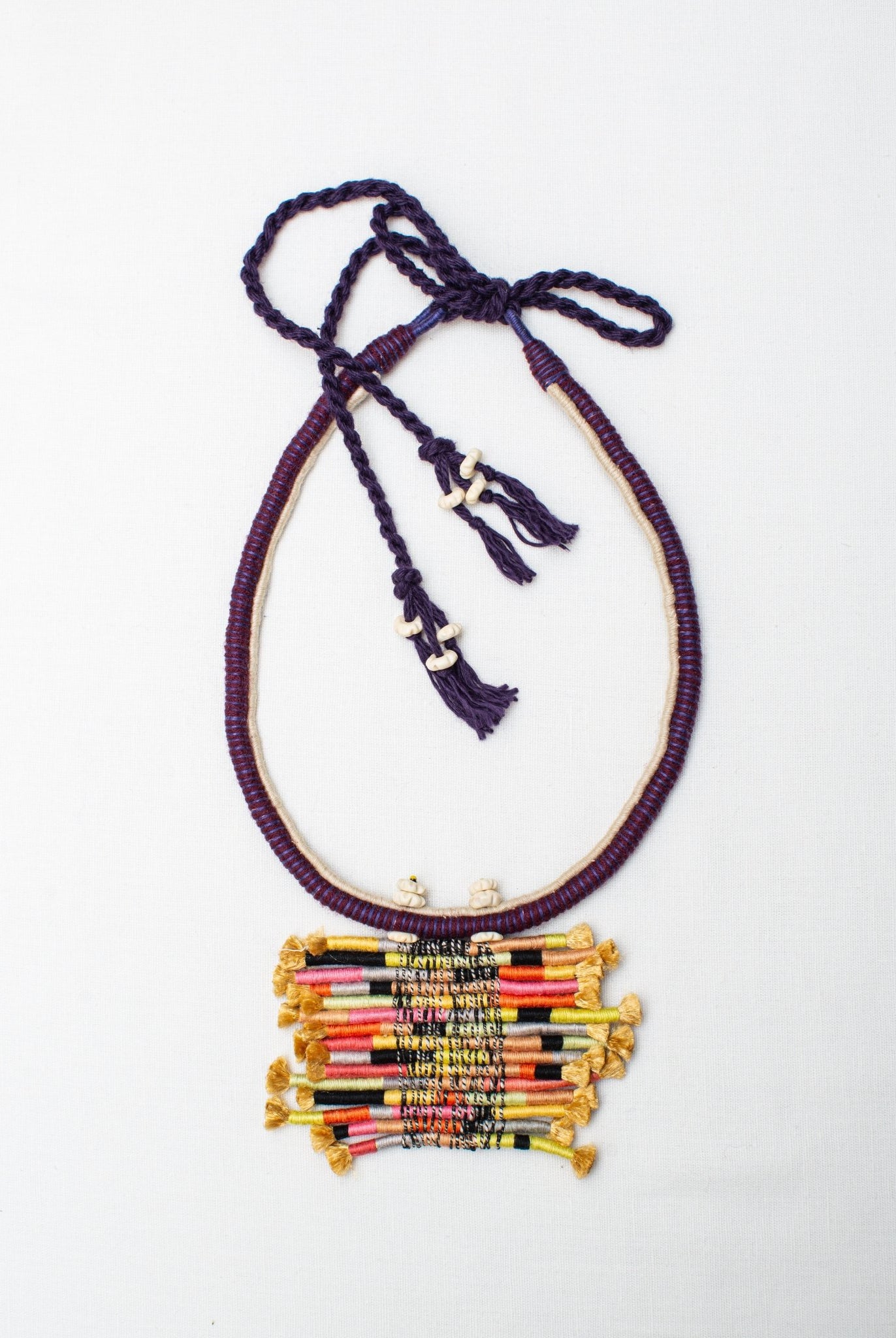 Woven Horizon Necklace - CiceroniNeckpieceBandish