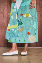 Wrap Dress In Chetti Green - CiceroniDressesNIKYTA