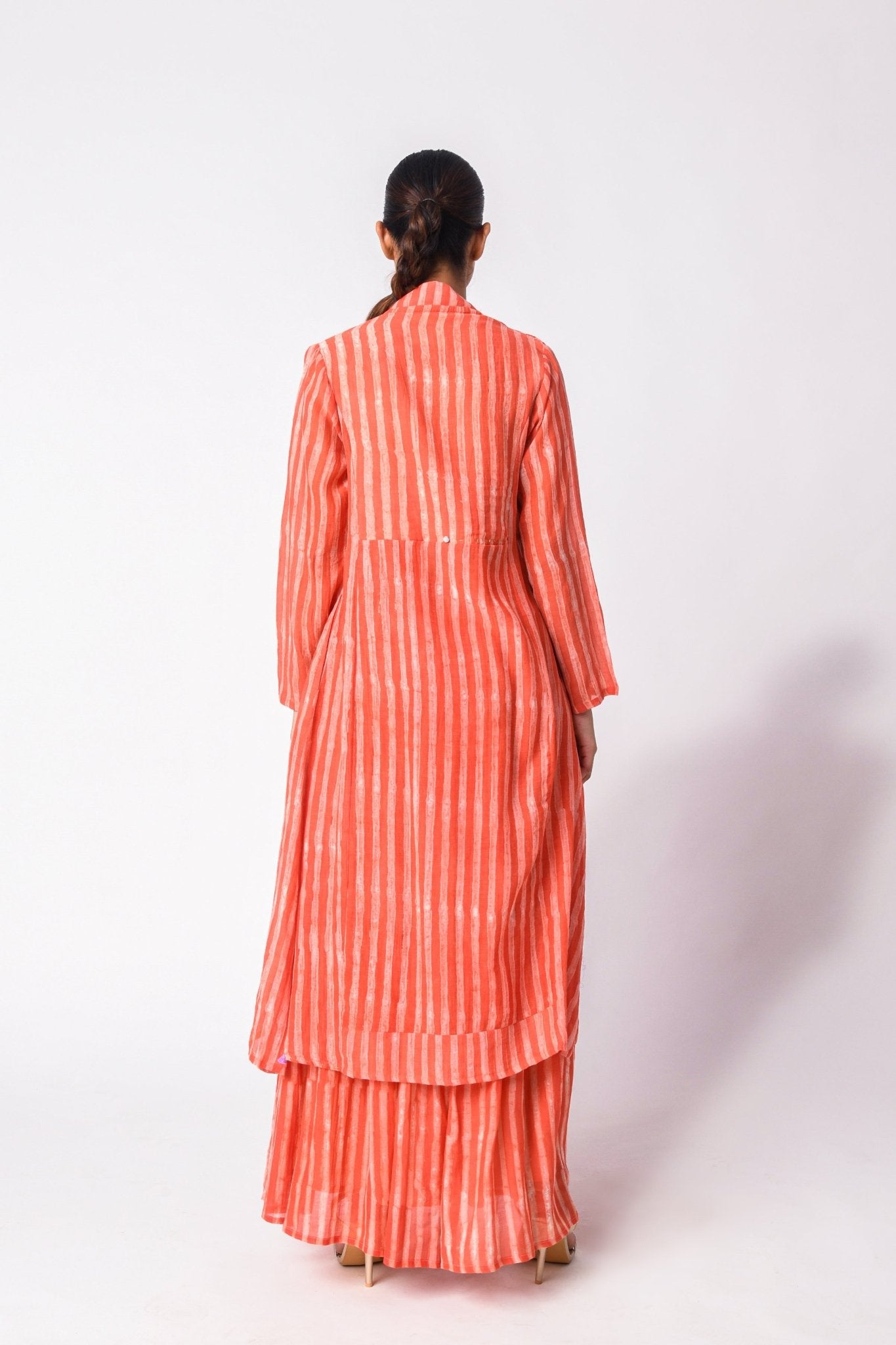 Wrap Tie Coral Co - Ord Set - CiceroniCo - ord SetJayati Goenka