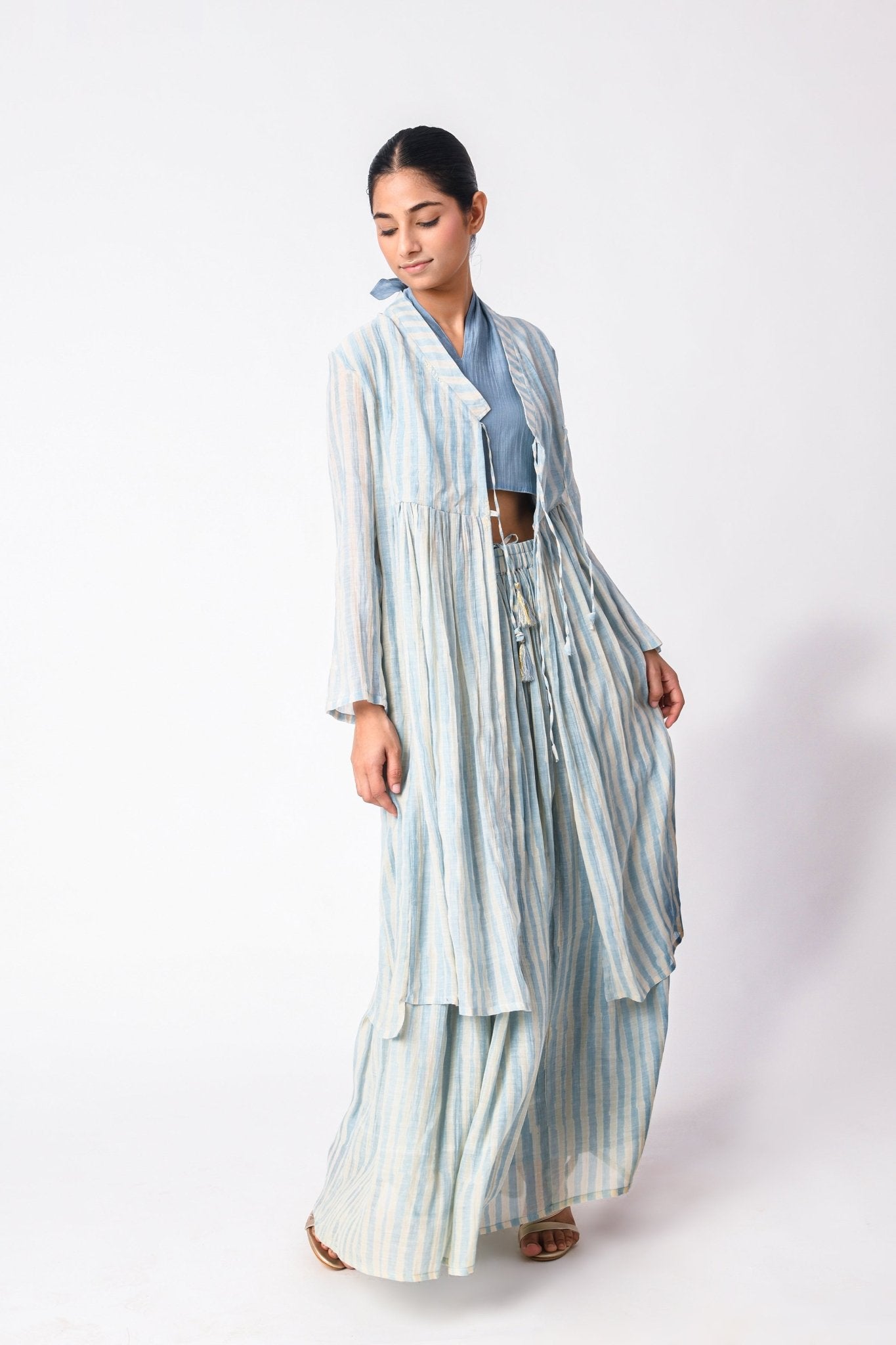 Wrap Tie Sky Co - Ord Set - CiceroniCo - ord SetJayati Goenka