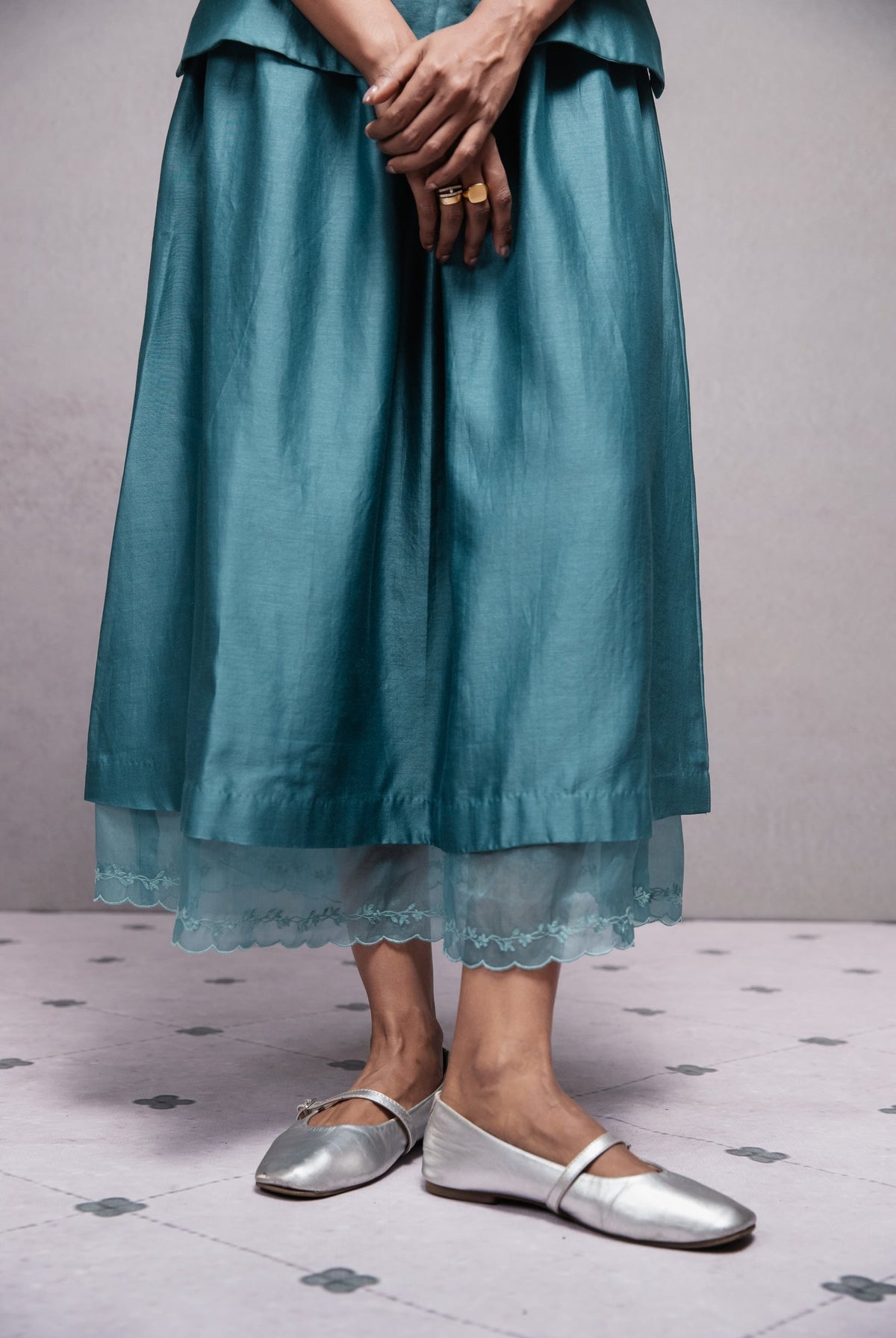 Yasmin Skirt Blue - CiceroniSkirtsSubbah