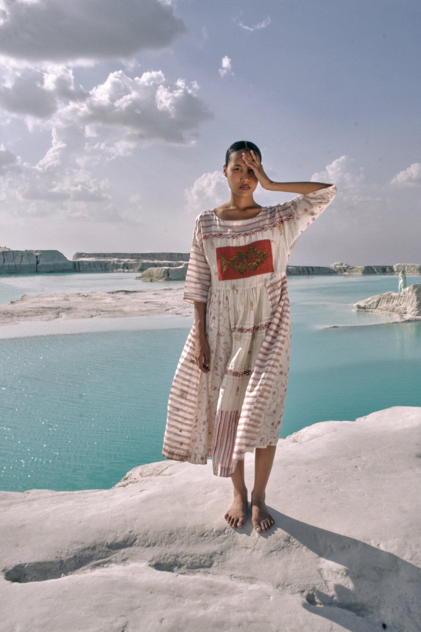 Yati Patch Dress - CiceroniDressesAhmev