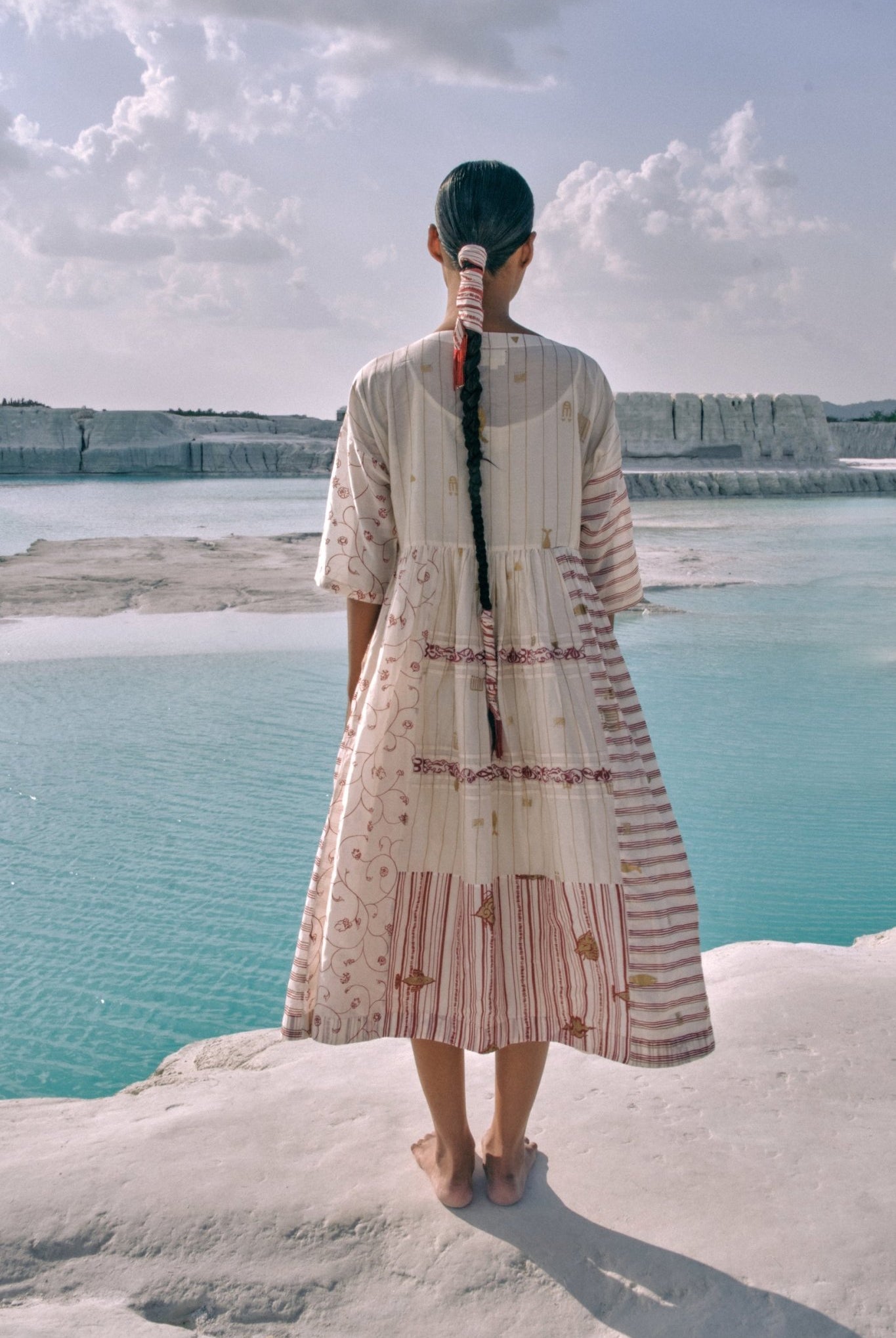 Yati Patch Dress - CiceroniDressesAhmev