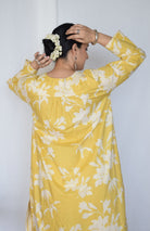 Yellow Floral Co - ord Set - CiceroniKurta Set, Everyday WearHouse of Moxa