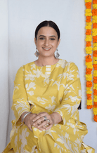 Yellow Floral Co - ord Set - CiceroniKurta Set, Everyday WearHouse of Moxa