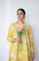 Yellow Floral Co - ord Set - CiceroniKurta Set, Everyday WearHouse of Moxa