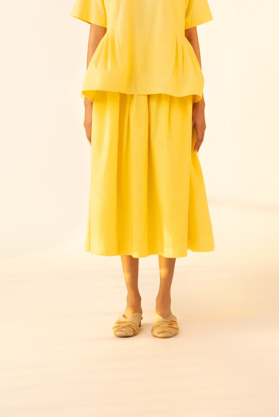 Yellow Peasant Skirt - CiceroniSkirtOtouto