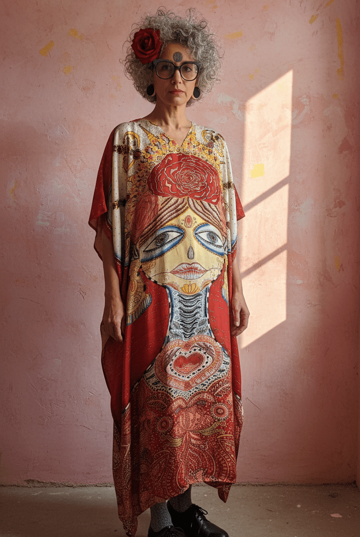 Zapotec Kaftan - CiceroniKaftanRed Lotus Stories