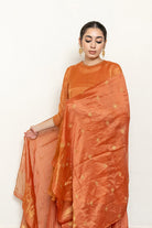 Zareen Gharara Set - Rust (Set of 3) - CiceroniKurta Set, Festive wearNirjara
