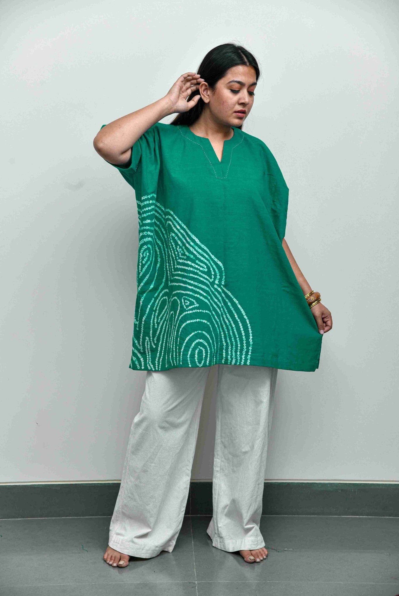 Zariya Fingerprint Top - CiceroniTopsYD Aashiya