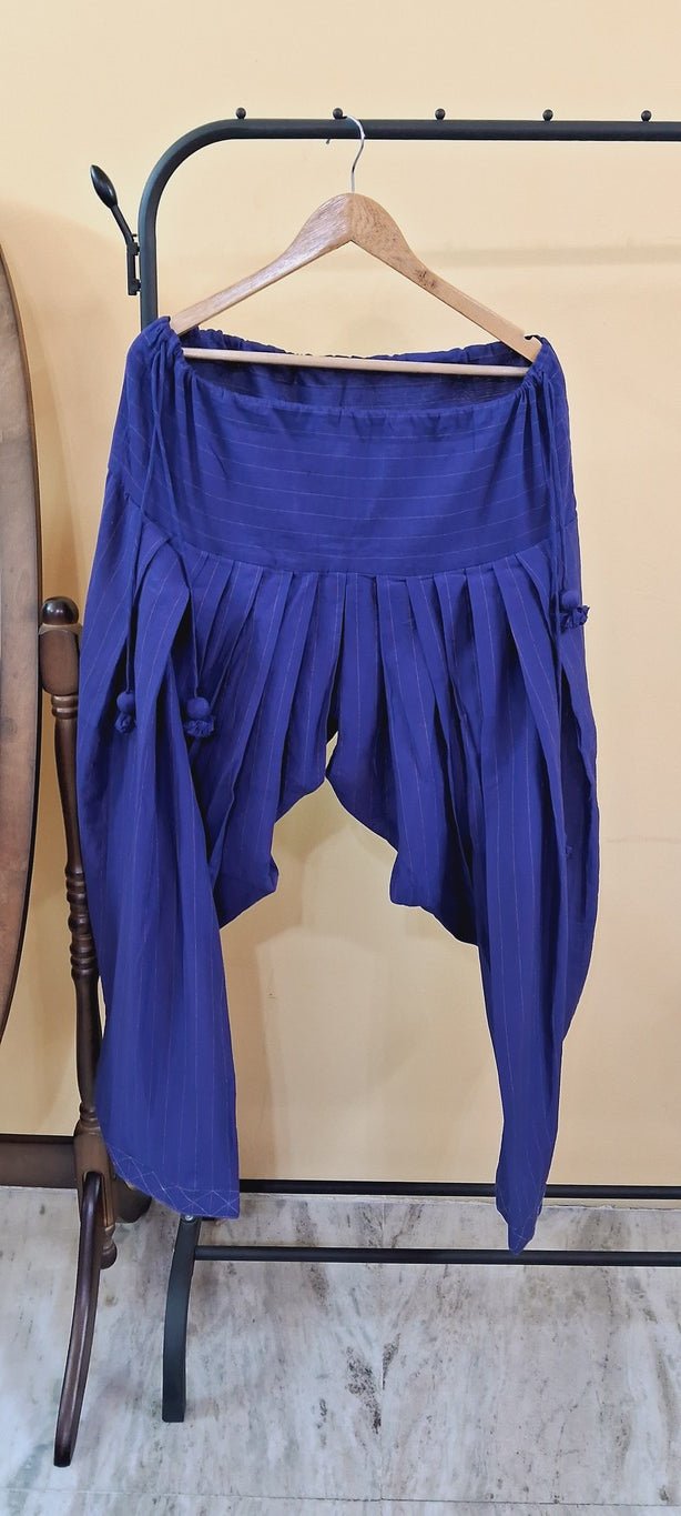 Zeenat Zari Striped Patiala Pants - CiceroniPantsBhomra