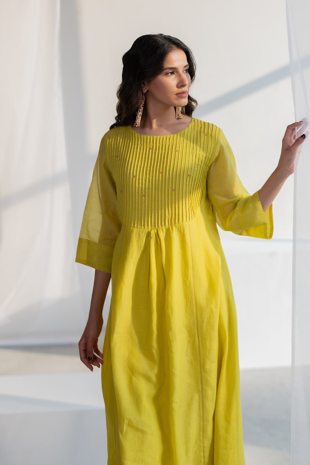 Zesty Lime Kurta - CiceroniKurta Set, Everyday WearSilai Studio