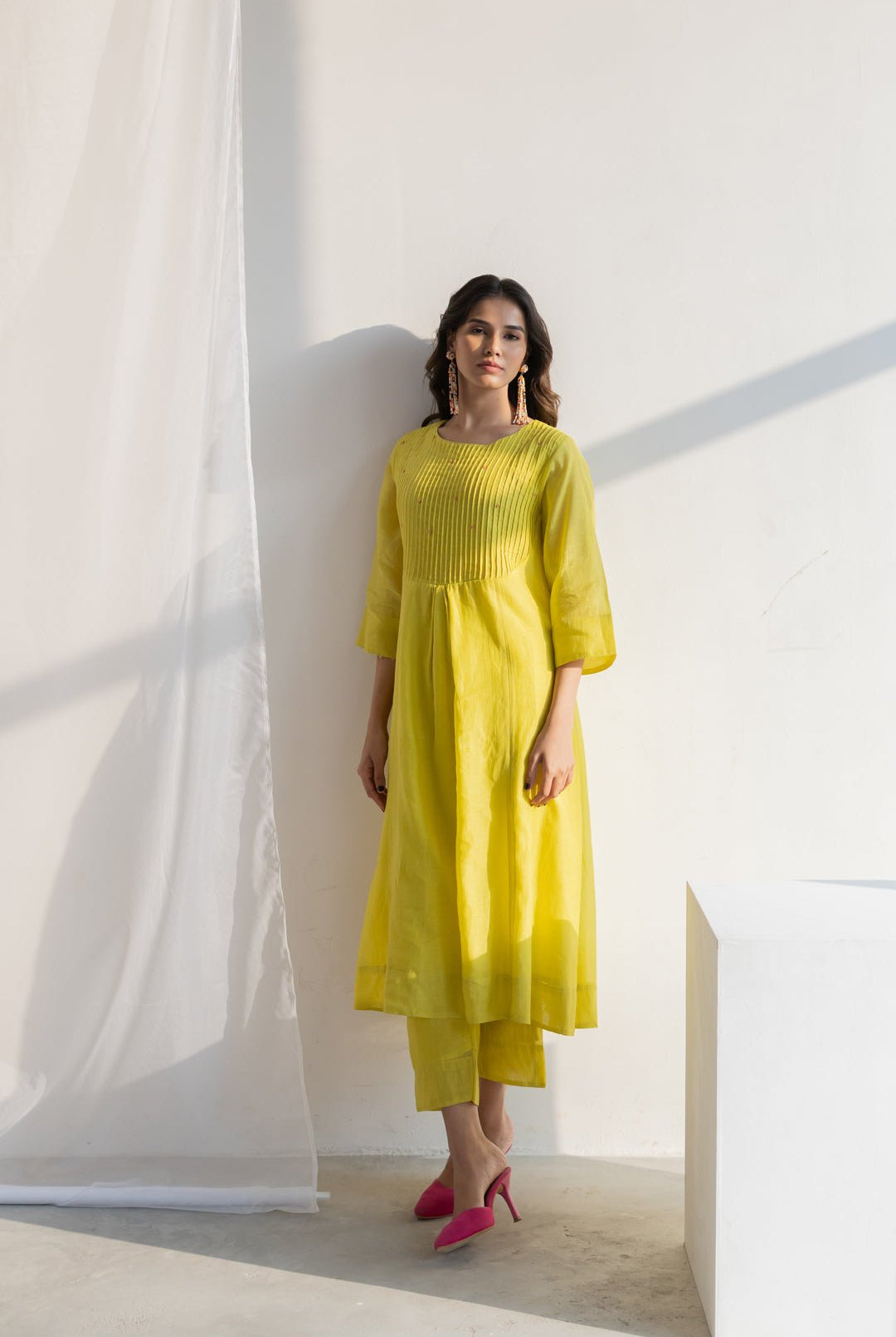 Zesty Lime Kurta - CiceroniKurta Set, Everyday WearSilai Studio