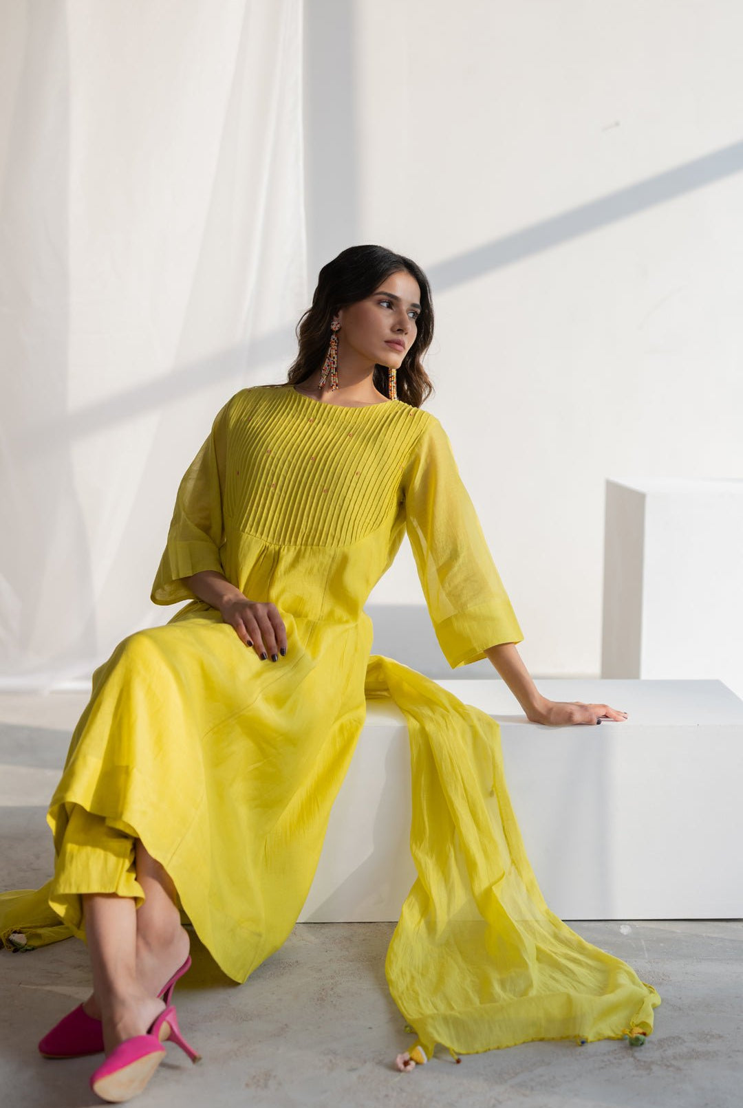 Zesty Lime Kurta - CiceroniKurta Set, Everyday WearSilai Studio