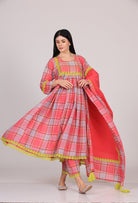 Zoya Dupatta Set - Gaajri Pink - CiceroniKurta Set, Everyday WearSheetal Joshi Verma