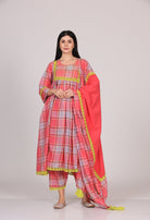 Zoya Dupatta Set - Gaajri Pink - CiceroniKurta Set, Everyday WearSheetal Joshi Verma
