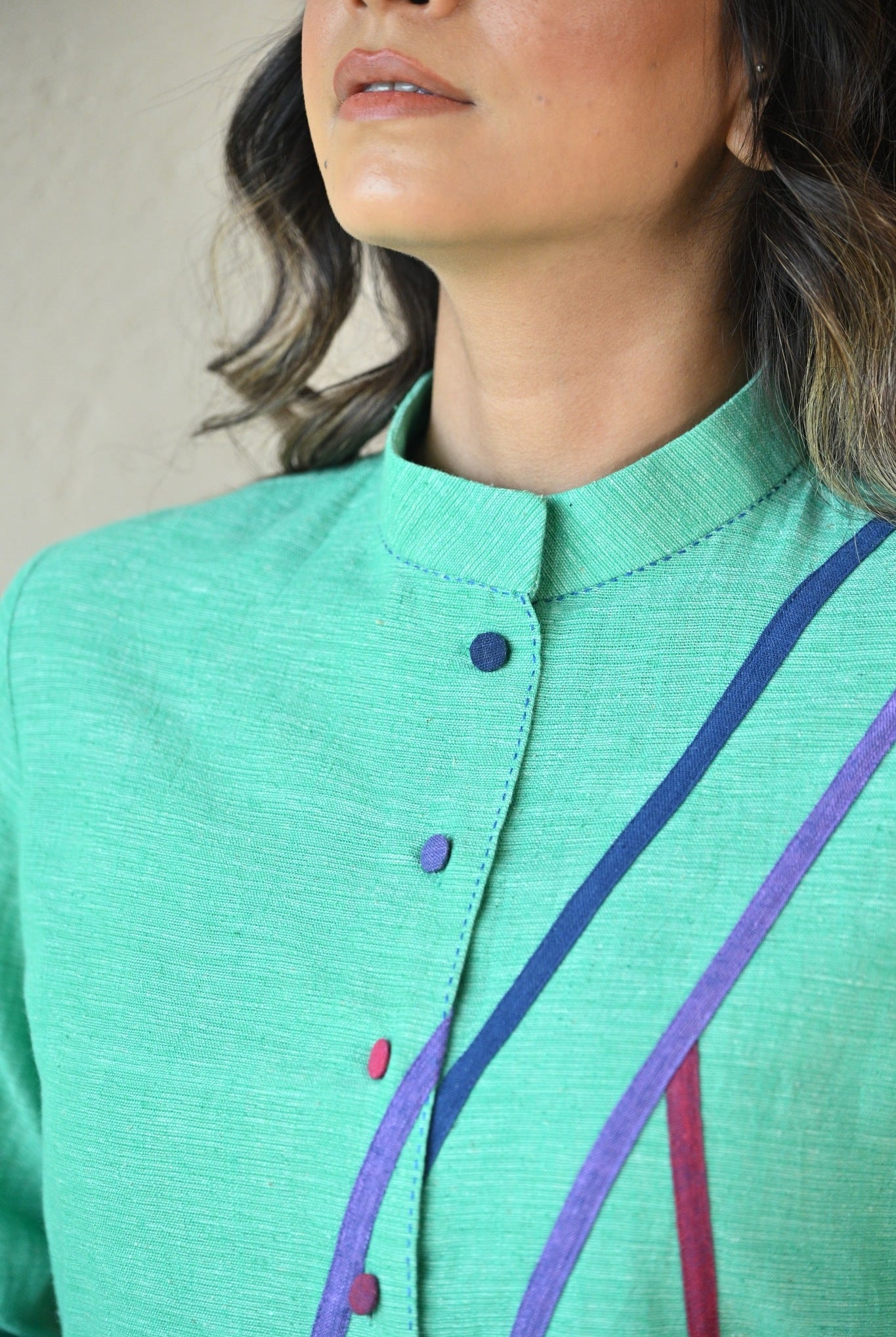 Zuri Shirt - Mint Green - CiceroniWomen ShirtsRang by Rajvi