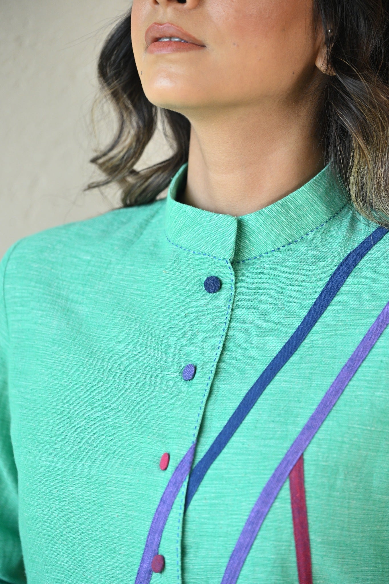 Zuri Shirt - Mint Green - CiceroniWomen ShirtsRang by Rajvi