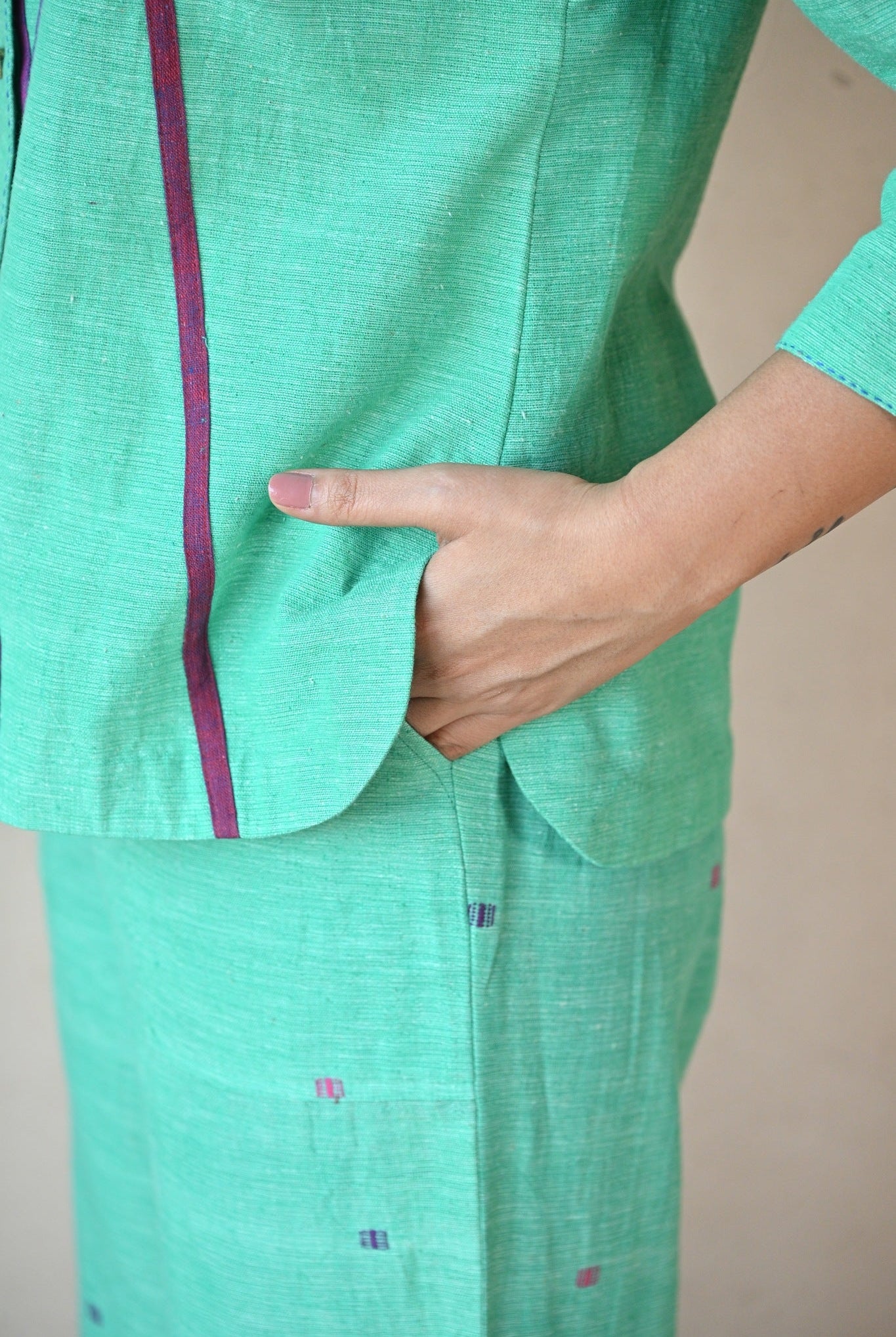 Zuri Shirt - Mint Green - CiceroniWomen ShirtsRang by Rajvi