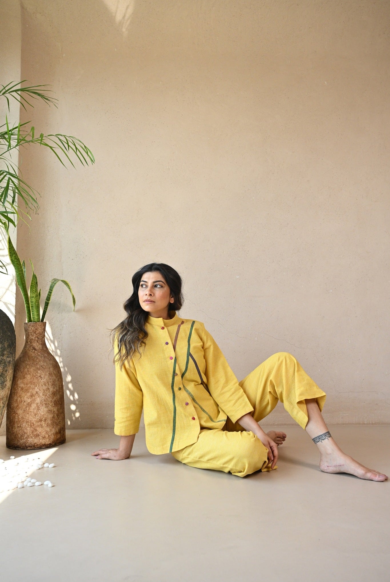 Zuri Shirt - Sunny Yellow - CiceroniWomen ShirtsRang by Rajvi