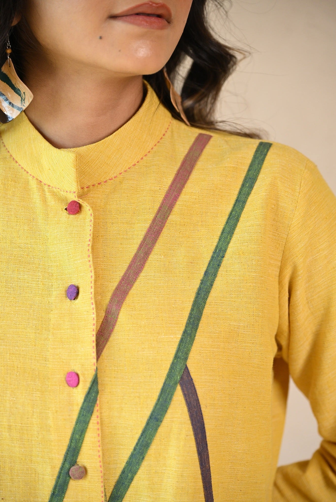 Zuri Shirt - Sunny Yellow - CiceroniWomen ShirtsRang by Rajvi