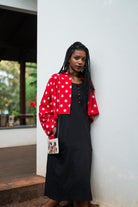 Aastey Dress with Ikat Jacket - CiceroniDressesPrathaa