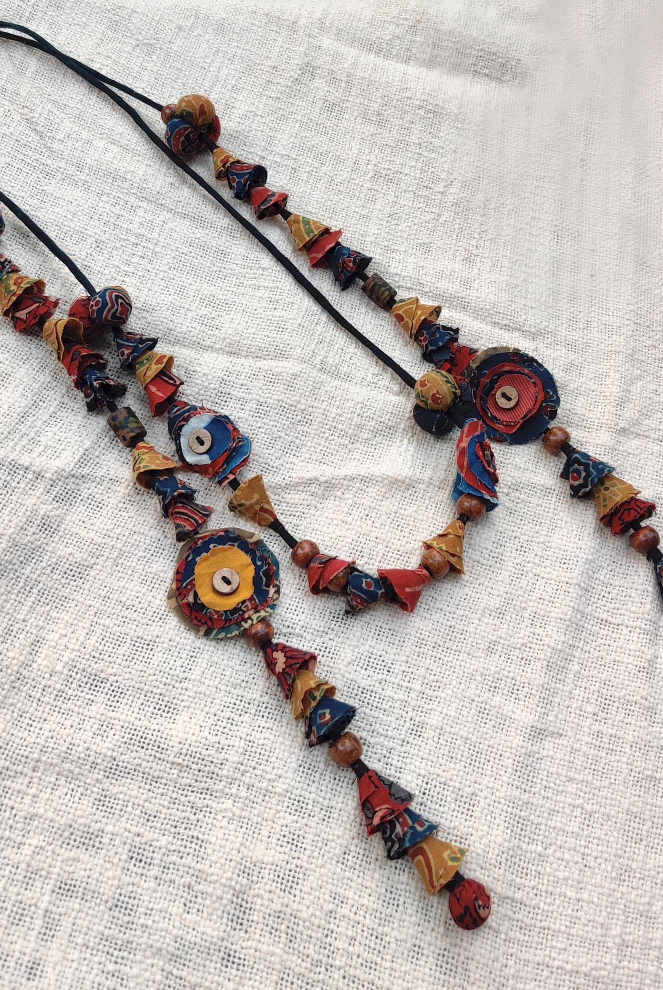 Ajrakh String Neckpiece - CiceroniD I T I