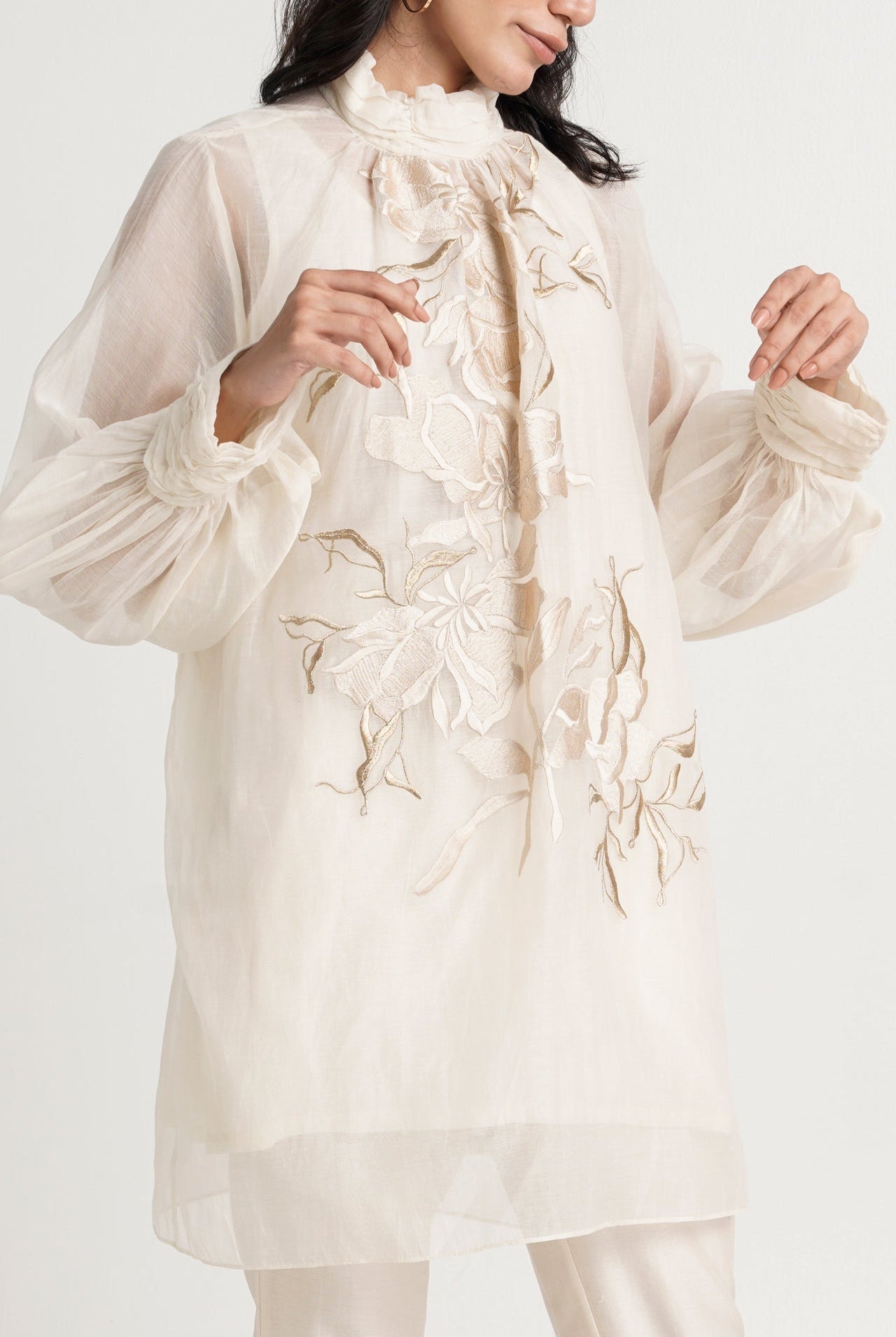 Alba - Ivory Beach Tunic Set - CiceroniCo-ord SetMadder Much