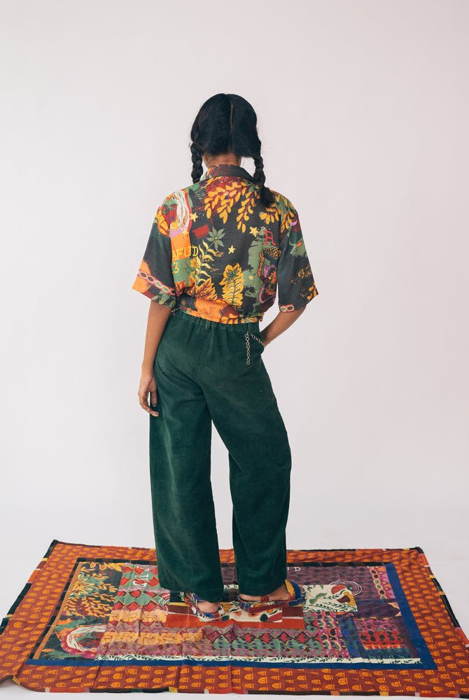 Ardh Shirt - Black & Mauve - CiceroniShirtsRAFU'D