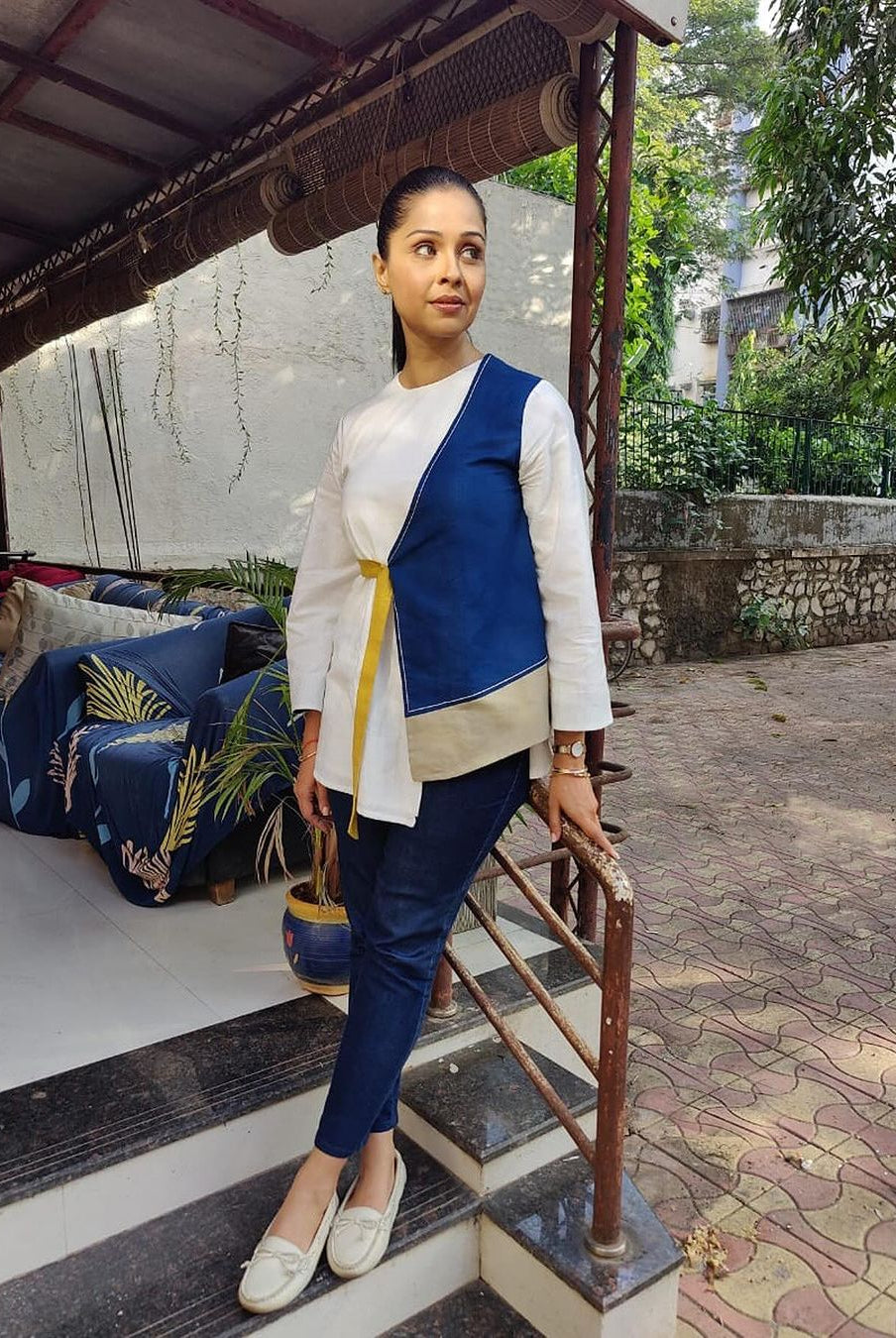 Asha + Oshi - Overlap Belted Top & Fisherman Pants - CiceroniCo-ord SetMadder Much