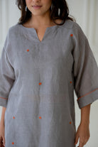 Ashes and Ambers Linen Kurta Set - CiceroniKurta SetSilai Studio