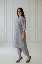 Ashes and Ambers Linen Kurta Set - CiceroniKurta SetSilai Studio