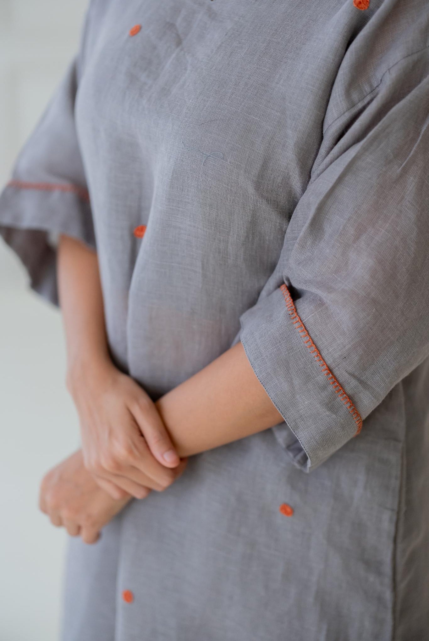 Ashes and Ambers Linen Kurta Set - CiceroniKurta SetSilai Studio