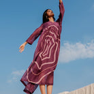 Aubergine Arazi Dress - CiceroniNirjara