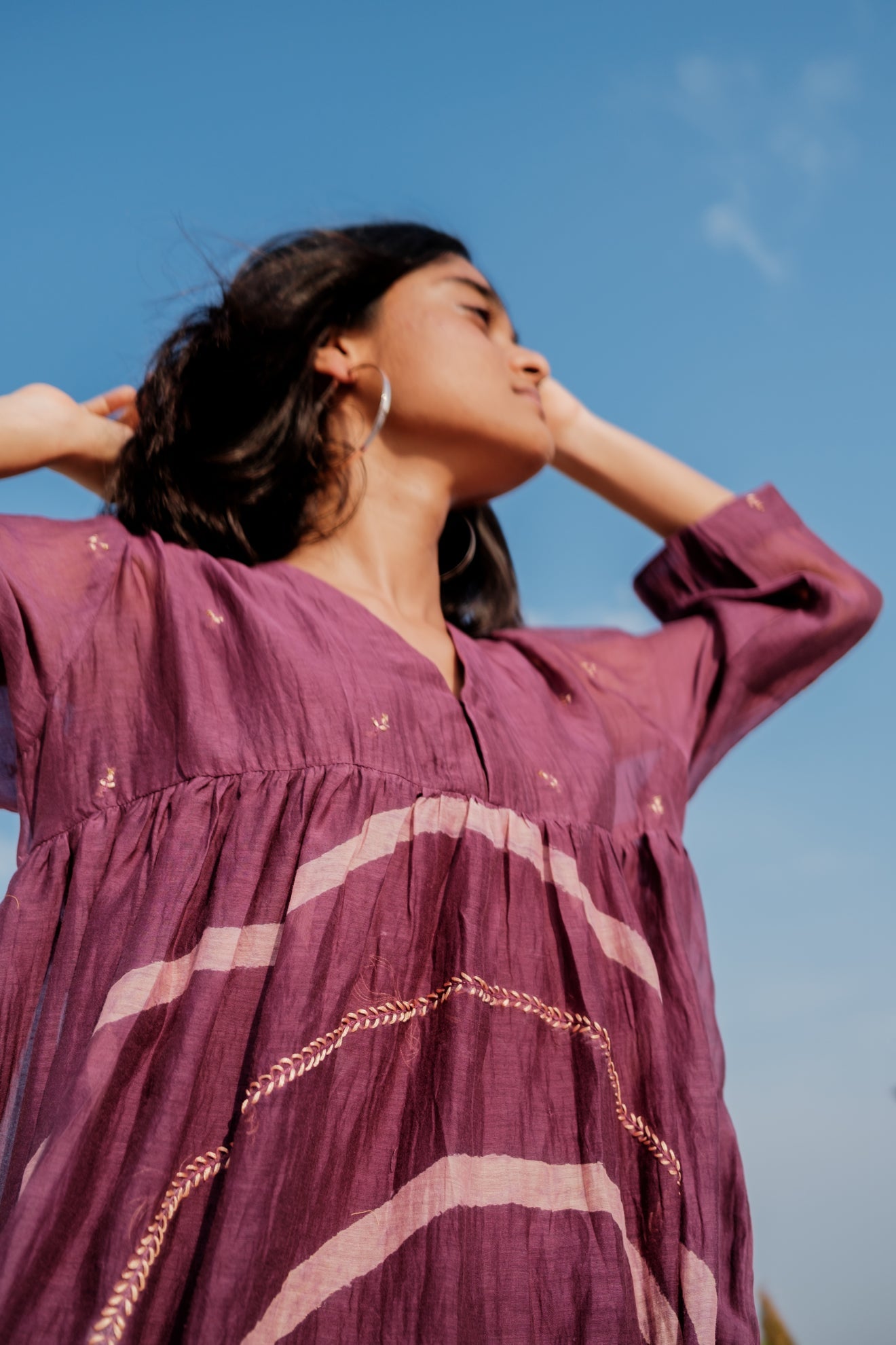 Aubergine Arazi Dress - CiceroniNirjara