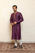 Aubergine Nawab Kurta - CiceroniKurtaNirjara