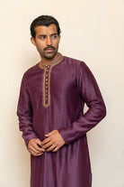 Aubergine Nawab Kurta - CiceroniKurtaNirjara